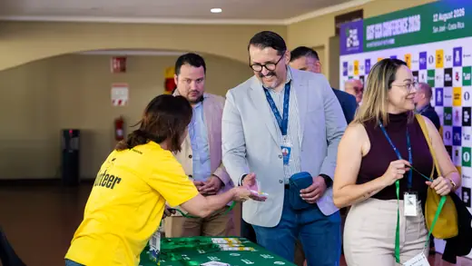 Registration and accreditation before the conference