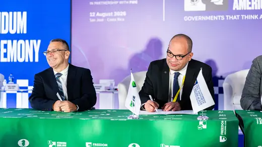 Signing of the memorandum with Costa Rica